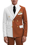 Costumes de bal double boutonnage double boutonnage violets pour hommes