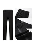 Costumes de bal pour hommes en revers châle noir 2 pièces à un bouton, ornés de perles