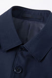 Costumes noirs deux pièces à simple boutonnage