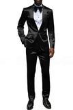 Costumes de bal pour hommes en châle champagne 2 pièces à un bouton,
