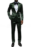 Costumes de bal pour hommes en châle champagne 2 pièces à un bouton,