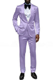Costumes de bal pour hommes en châle champagne 2 pièces à un bouton,