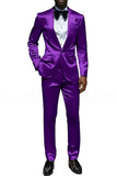 Costumes de bal pour hommes en châle champagne 2 pièces à un bouton,