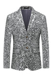 Veste pour hommes à boutons simples boutonnés dorés à revers