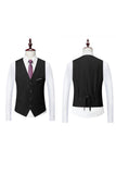 Costumes de bal pour hommes à boutons simples gris foncé en 2 pièces