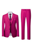 Costumes de bal pour hommes à boutons simples gris foncé en 2 pièces