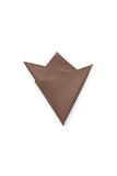 Mouchoir de poche en satin noir