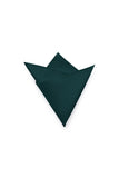 Mouchoir de poche en satin noir