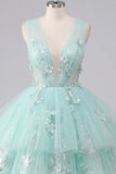 Robe de rentrée à la maison en tulle en V à col en V à col en V
