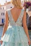 Robe de rentrée à la maison en tulle en V à col en V à col en V