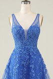 Robe de rentrée rose rose en V à col en V
