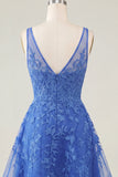 Robe de rentrée rose rose en V à col en V