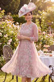 Robe midi midi perlée perlée en tulle en tulle