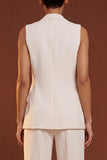 Costumes féminins Cheval Ivoire 2 Pièces à Bouton, Skinless Slim Fit