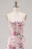 Robe de rentrée à la maison à fleurs corset transparente corset Featherheart transparente