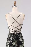 Corset fleuri rose à sequins Bodycon robe de rentrée à la maison