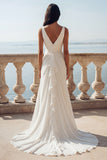 Robe de mariée sirène à volants à volants en ivoire