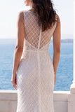 Robe de mariée traîne en traîne en triangle en dentelle sirène en illusion de sirène