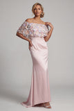Robe fleurie longue sirène à fard à joues