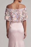 Robe fleurie longue sirène à fard à joues