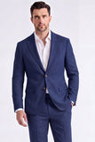 Costumes pour hommes en revers beige à simple boutonnage simple et en boutonnage unique deux pièces pour hommes