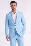Costumes formels pour hommes à simple boutonnage en kaki clair 2 pièces à poignée simple