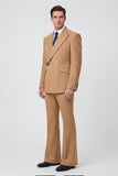 Costumes noirs 2 pièces à revers pointu à bouton, un bouton, costumes de bal pour hommes
