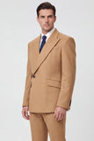 Costumes noirs 2 pièces à revers pointu à bouton, un bouton, costumes de bal pour hommes