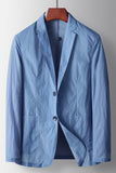 Blazer homme Sage à boutons simples à revers de sauge