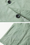 Blazer homme Sage à boutons simples à revers de sauge