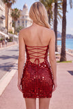 Robe de Bodycon Bodycon dorée dorée scintillante en sequins