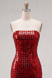 Robe de Bodycon Bodycon dorée dorée scintillante en sequins