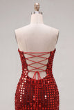 Robe de Bodycon Bodycon dorée dorée scintillante en sequins