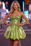 Robe de la rentrée à la maison en corset vert A en ligne A et fronceuse