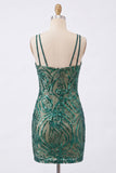 Robe de rentrée à la maison Skinins Bodycon Bodycon Scintillante