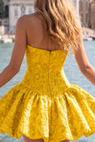 Robe de rentrée à la maison A-Line Jacquard Blu Corset Floral