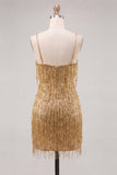 Robe de bal de rentrée à la maison bodycon Bodycon bretelles fines, sequins