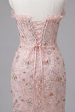 Corset vert à volants froissés, corset moulant lacet froncé Dos de la rentrée robe de la rentrée