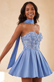 Robe de rentrée à la maison en perles à perles Olive A-line Sweetheart avec dentelle dans le dos