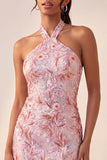 Robe de bal de retour à la maison Bodycon, Short Violet Léger, Sequins à dos lacé