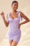 Corset bodycon Sage poussiéreux Sage Pantalons à bretelles florales à nœuds Robe de la rentrée à la maison avec lacet dans le dos