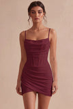 Bodycon Corset Spaghetti Short Little White Short Short