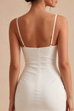 Bodycon Corset Spaghetti Short Little White Short Short