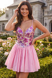 Robe de rentrée à la maison rose rose à bretelles fines avec paillettes