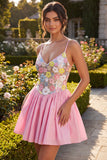 Robe de rentrée à la maison rose rose à bretelles fines avec paillettes