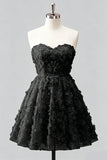 Robe de bal à la maison à perles florales Dusty Rose Sweetheart A-Line avec des dentelles dans le dos