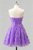 Robe de bal à la maison à perles florales Dusty Rose Sweetheart A-Line avec des dentelles dans le dos