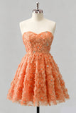 Robe de bal à la maison à perles florales Dusty Rose Sweetheart A-Line avec des dentelles dans le dos