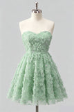 Robe de bal à la maison à perles florales Dusty Rose Sweetheart A-Line avec des dentelles dans le dos