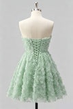 Robe de bal à la maison à perles florales Dusty Rose Sweetheart A-Line avec des dentelles dans le dos